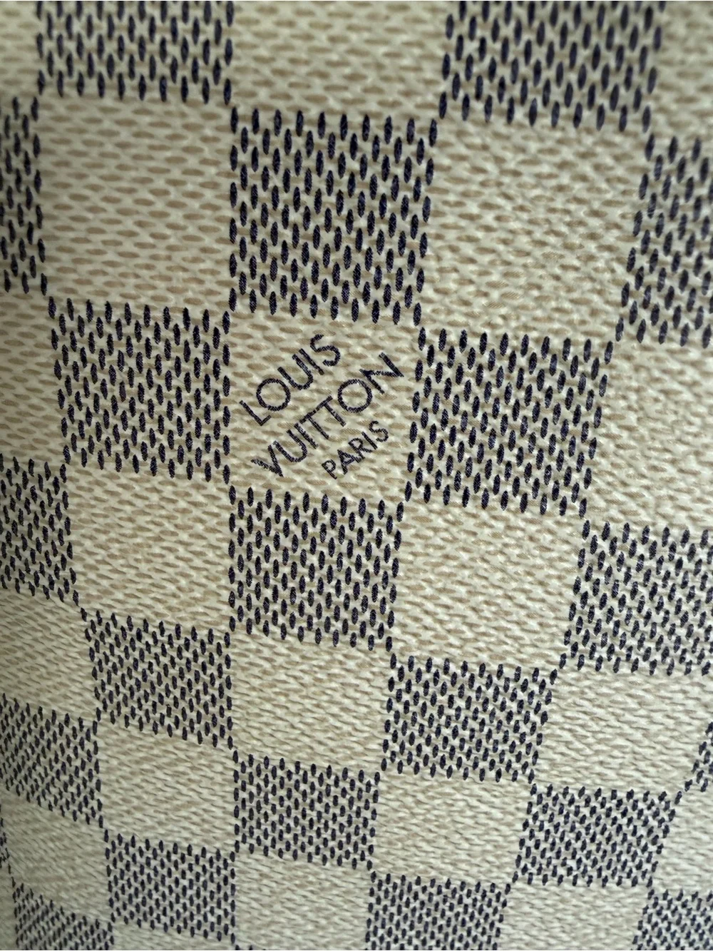 Authentic Preowned Louis Vuitton Damier Azur Neverfull MM Canvas Tote Handbag